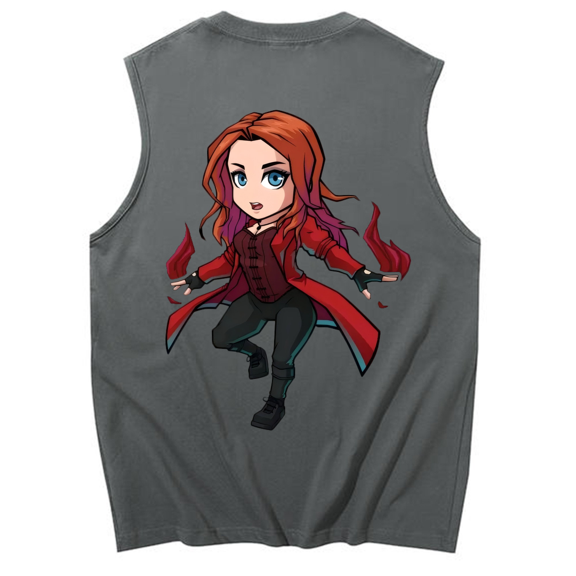 （画像用） アベンジャーズ The Avengers コットン100％タンクトップ（背面プリント）